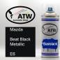Preview: Mazda, Beat Black Metallic, E6: 400ml Sprühdose, von ATW Autoteile West.